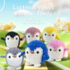 Sheneyron Penguin Crochet Material Pack for Handmade DIY Knitting Dolls and Craft Projects