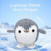Sheneyron Penguin Crochet Material Pack for Handmade DIY Knitting Dolls and Craft Projects