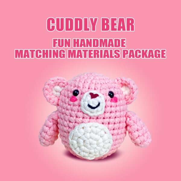主图-06 Beginner's Handmade Weaving DIY Kit - Pink Bear
