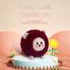 主图-06 Crochet material pack - Animal series - Yarn for crochet - DIY gift - Cute figurine material pack