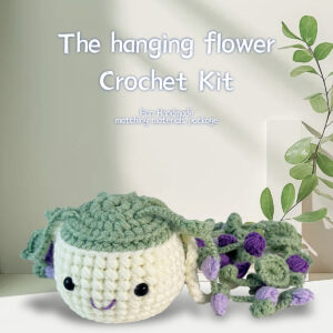 主图-06 Handmade spider plant pot plant hanger crochet DIY cross-border crochet materials