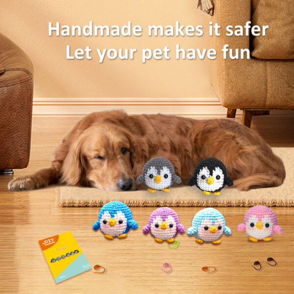 Crochet kits - DIY handmade mini penguin - Cross-border handmade doll-making kit