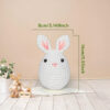 主图-07 The "Wobus" rabbit doll, made of crochet material, comes with a set of cotton stuffing inside