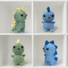 主图-07 Dinosaur Crochet Yarn Dinosaur Handmade Knitting Material Pack