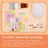 主图-07 Crochet material pack, two mice, new style, DIY cute animal gift, lovely decorative item