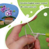 主图-07 New potting hook knitting material pack - realistic hand-knitted mini orchid for home decoration as a centerpiece