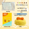 Crochet material package with core cotton small chicken and duck doll ornaments for handicraft DIY cross-border new product knitted material