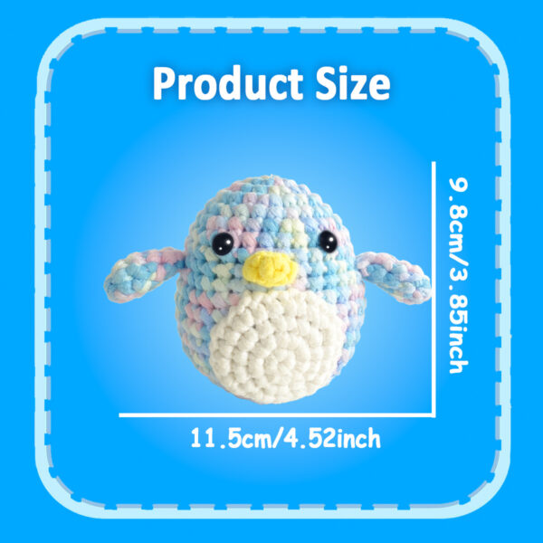 主图-08 Crochet material pack - Animal series - Yarn for crochet - DIY gift - Cute figurine materials