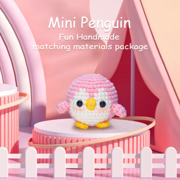 Crochet kits - DIY handmade mini penguin - Cross-border handmade doll-making kit