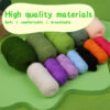 主图-08 New vegetable crochet material pack for DIY handmade cotton and wool children's dolls