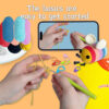 Colorful Bee Crochet Material Pack for Handmade DIY Knitting Dolls - Knitting Materials