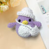 Crochet material package with filling cotton penguin decorative figurine for DIY handcraft cross-border new product knitted material package