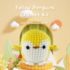 主图-09 Best-selling beginner crochet doll kit - Cute Penguin