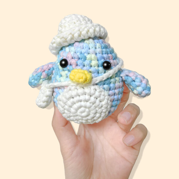 Penguin Crochet Material Pack for Handmade Doll Crochet DIY Crochet Kit