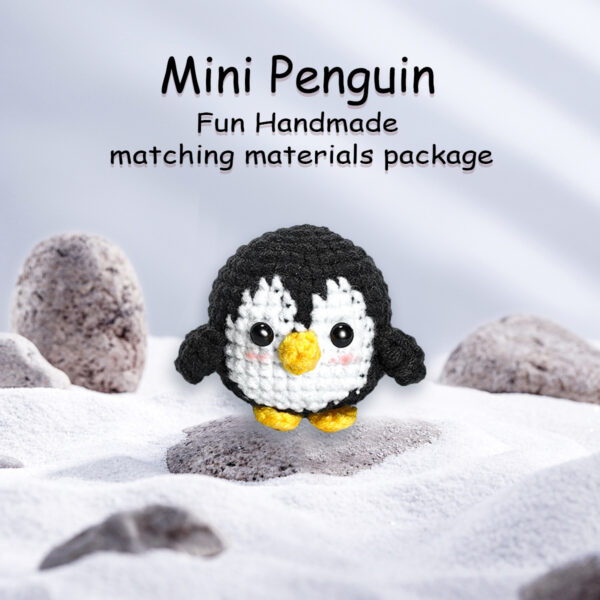 Crochet kits - DIY handmade mini penguin - Cross-border handmade doll-making kit
