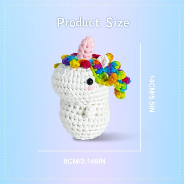 Crochet kits for beginners: Genuine Cotton Unicorn Crochet Set