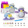 Penguin Crochet Material Pack for Handmade Doll Crochet DIY Crochet Kit