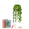 Tsubomi hanging basket crochet material packaging decorative plant hanger as a gift for others, home decoration, DIY handicrafts, handmade crafts