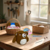 Beginner's Handmade Weaving Materials Pack - DIY Handmade Weaving Brown Little Bear