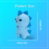 主图-10 Crochet material pack - dinosaur yarn for crochet DIY gift - cute figurine materials