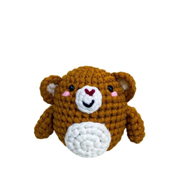 Beginner's Handmade Weaving Materials Pack - DIY Handmade Weaving Brown Little Bear