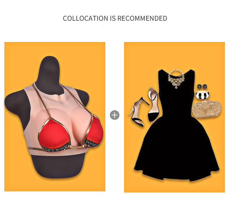 round neck breast forms