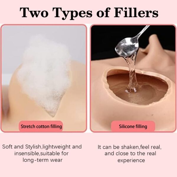 Soft Silicone Fake Boobs B-S Cup Drag Queen Cosplay