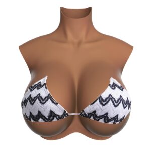 Realistic Plus Size Silicone Breastplate for Crossdresser