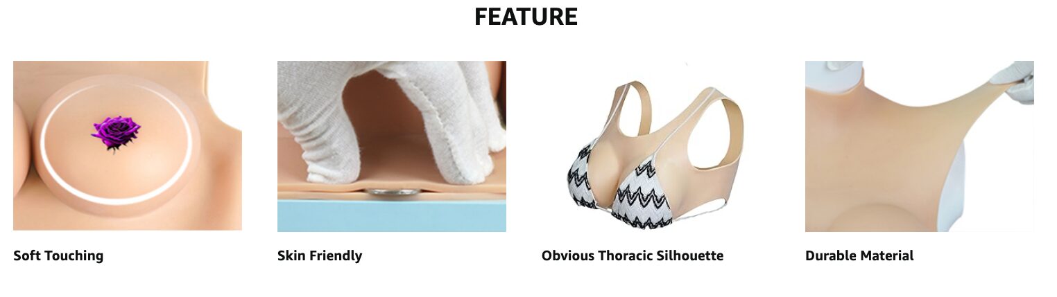 Comfortable Silicone Breastplate for All-Day Wear