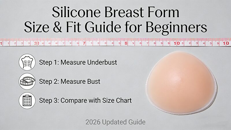 silicone breast form size and fit guide for beginners